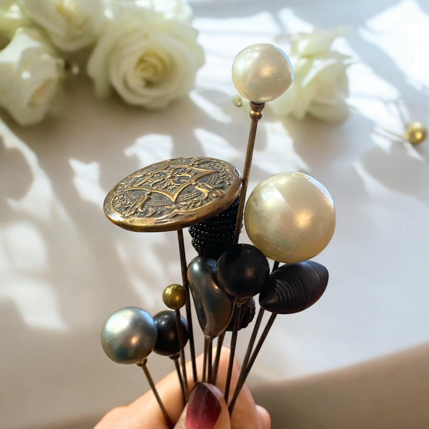 Lotto 20 accessori per cappelli da fine ‘800 a fine anni ‘50