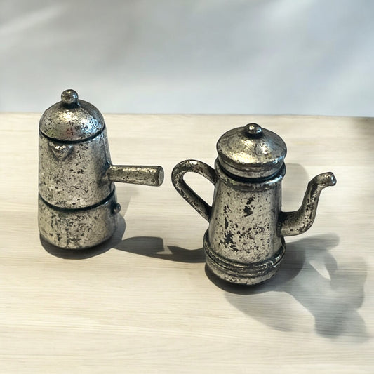 Set miniature argentate Lavazza da collezione centenario 1895 - 1995