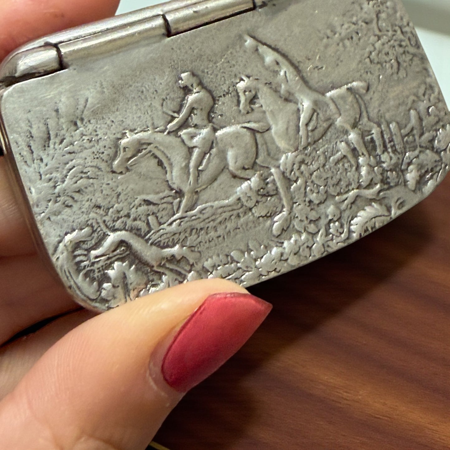 Tabacchiera Snuff box in Cornish Pewter, anni ‘60, puro British