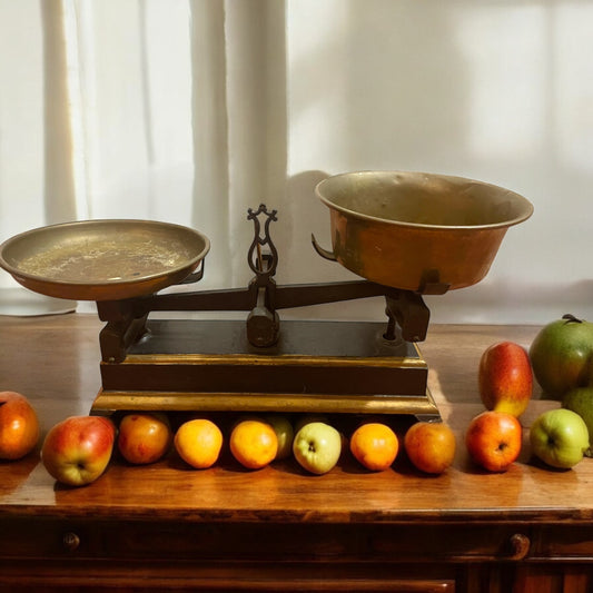 Grande antica bilancia da bottega fine ‘800 - primo ‘900