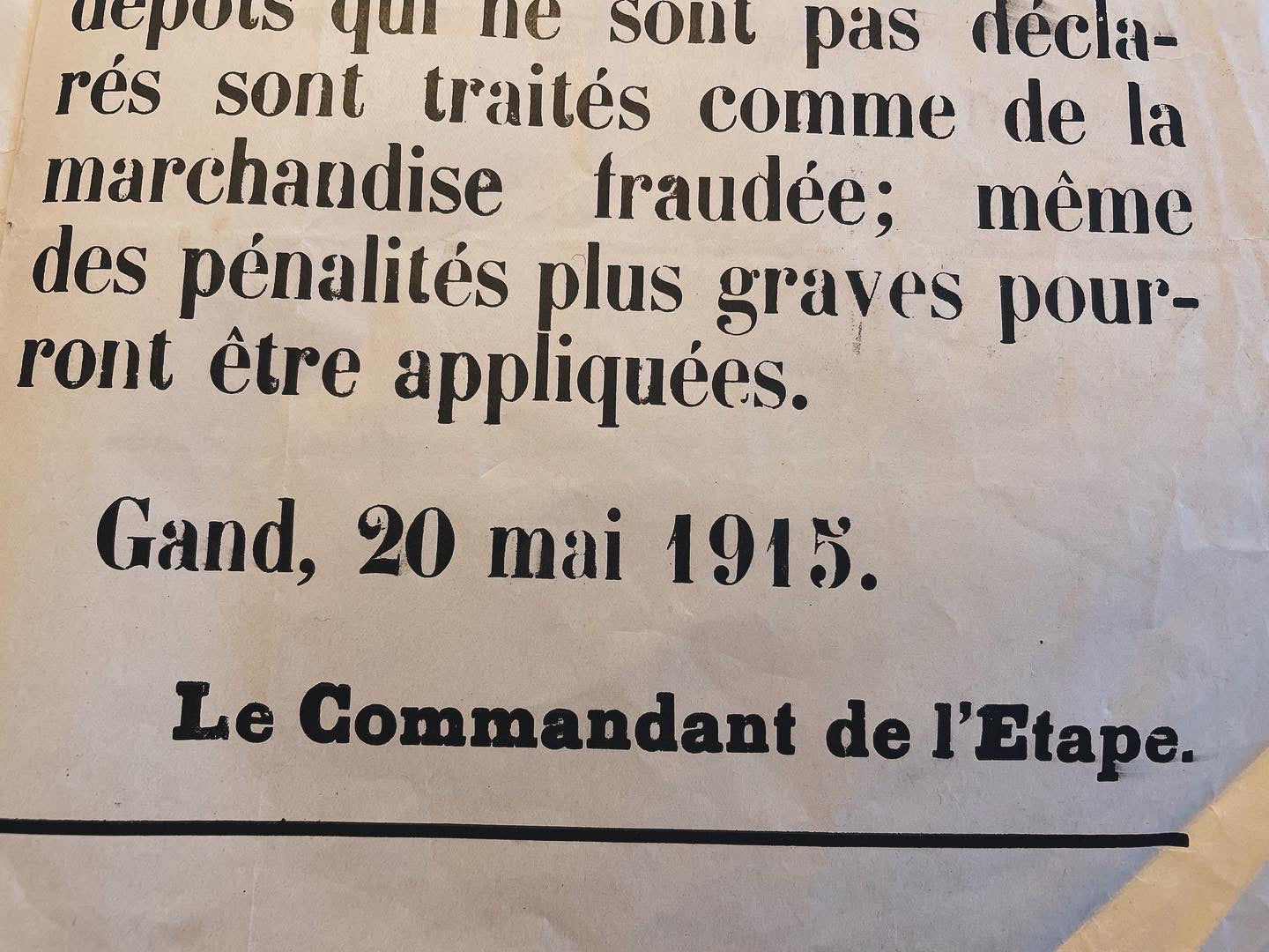 Large 1915 war poster