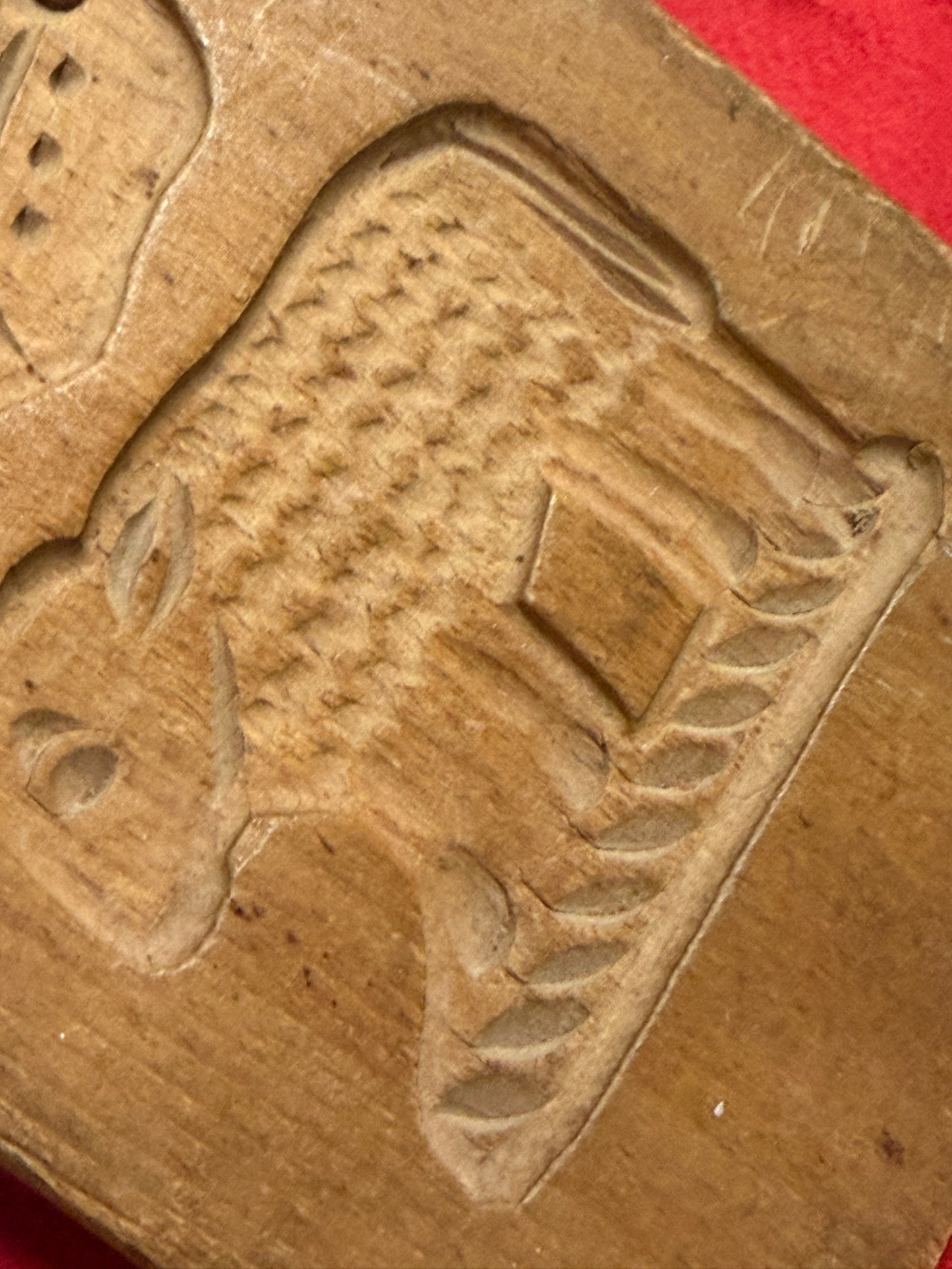 Grande antica placca per biscotti olandesi speculaas