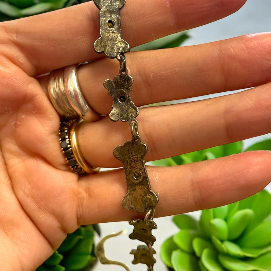 Collana in argento 925 gioiello anni ‘50