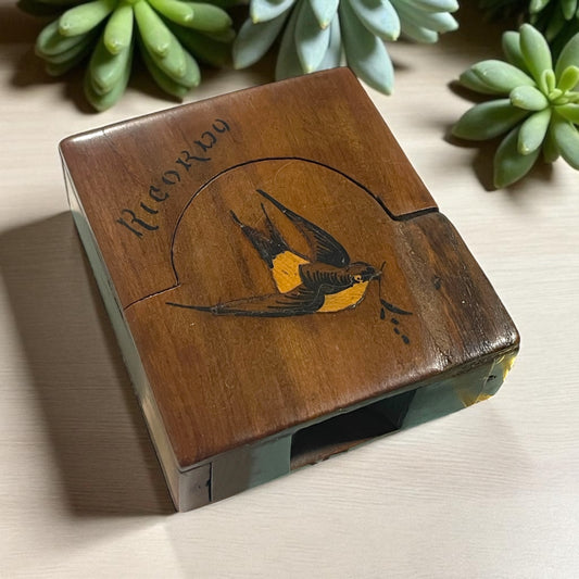 Porta orologio da tasca con meccanismo a scorrimento, italiano primo ‘900