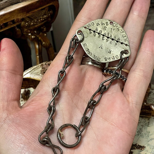 Coppia piastrine militari francesi II WW