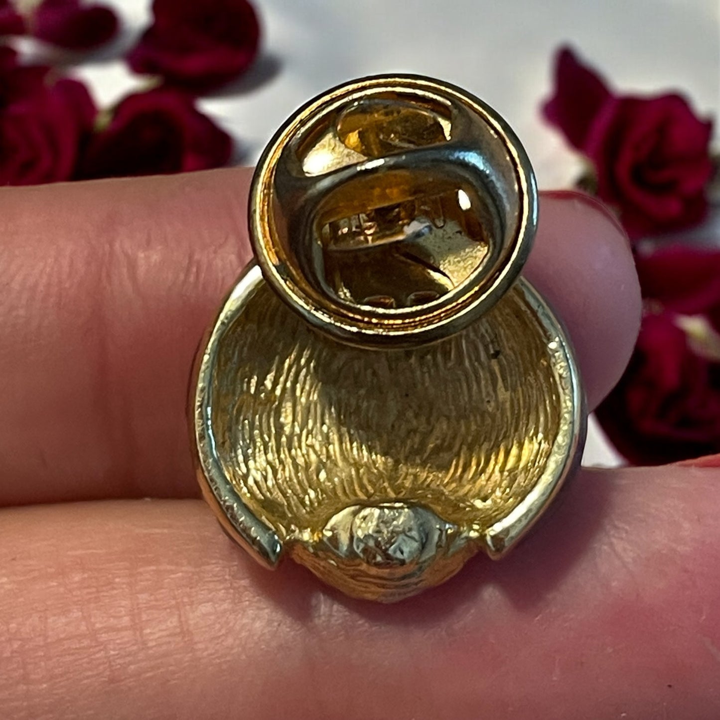 Spilla coccinella anni ‘70 / versione in rosa
