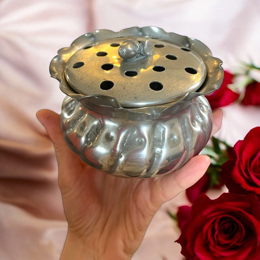 Porta essenze in peltro, anni ‘50