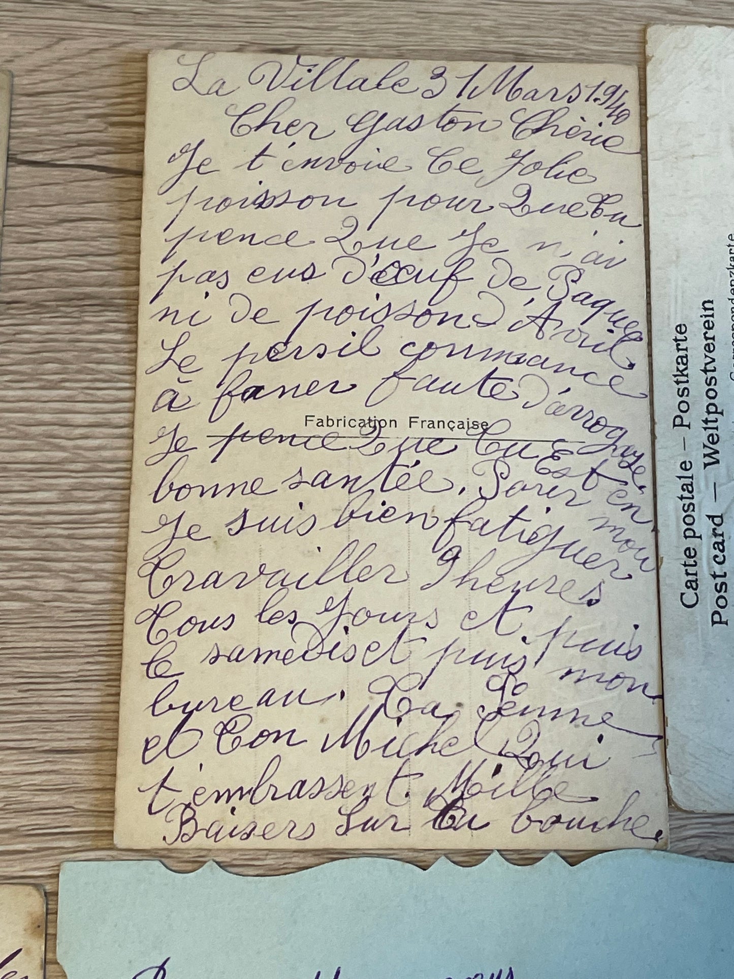 Collezione n. 6 cartoline Pesce d’Aprile francesi anni 30-40