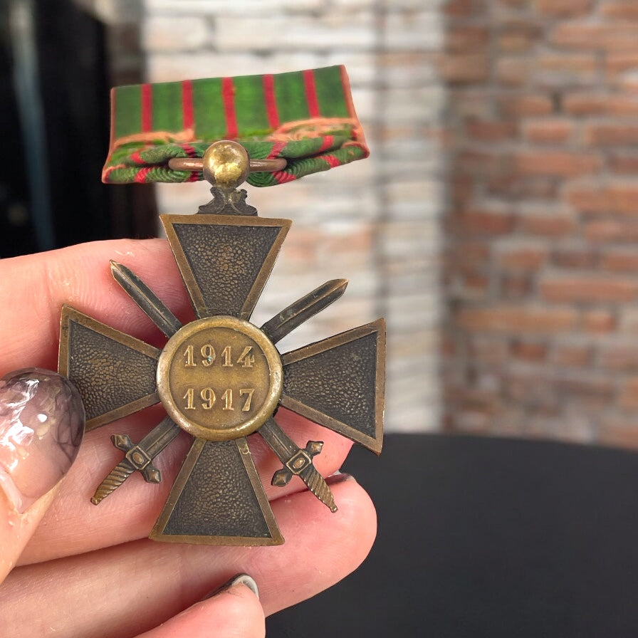 Lotto n. 3 medaglie al valore I WW francesi croci di guerra