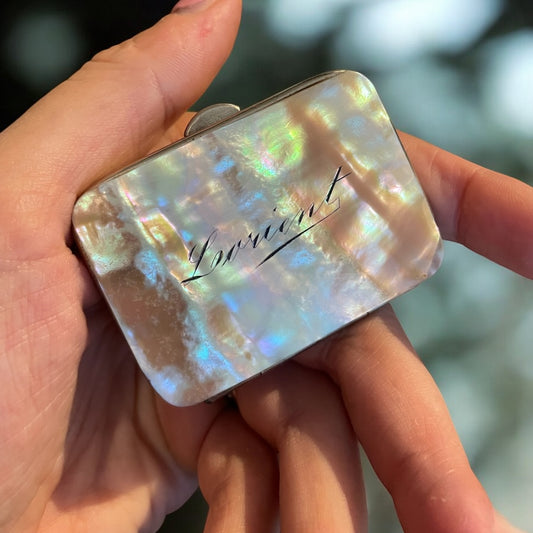 Antico porta monete da borsetta anni ‘30, madreperla