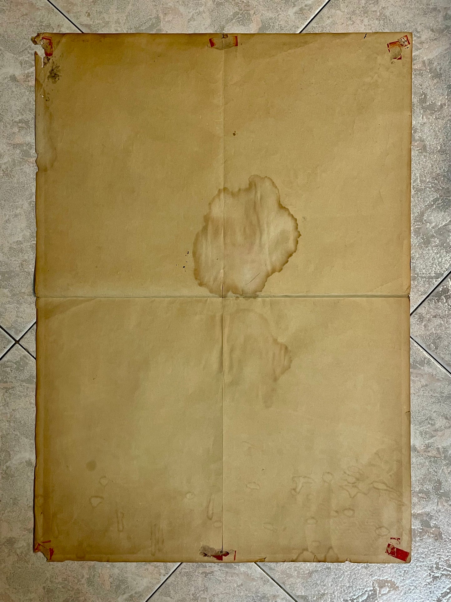 Manifesto Carnevale Montevideo 1923 riedito 1970, 65 x 46 cm