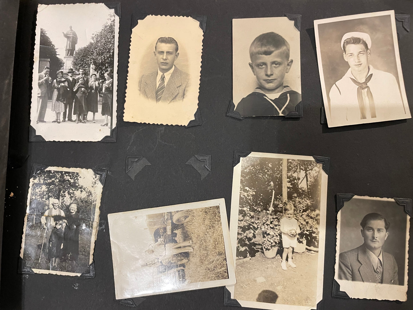 Album con 74 fotografie dalla prima alla seconda guerra mondiale