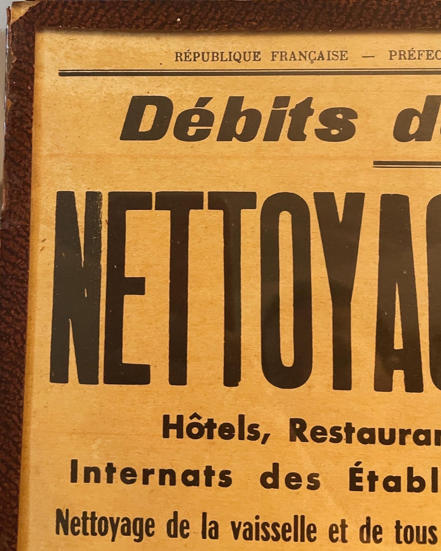 Old bar & hotel poster