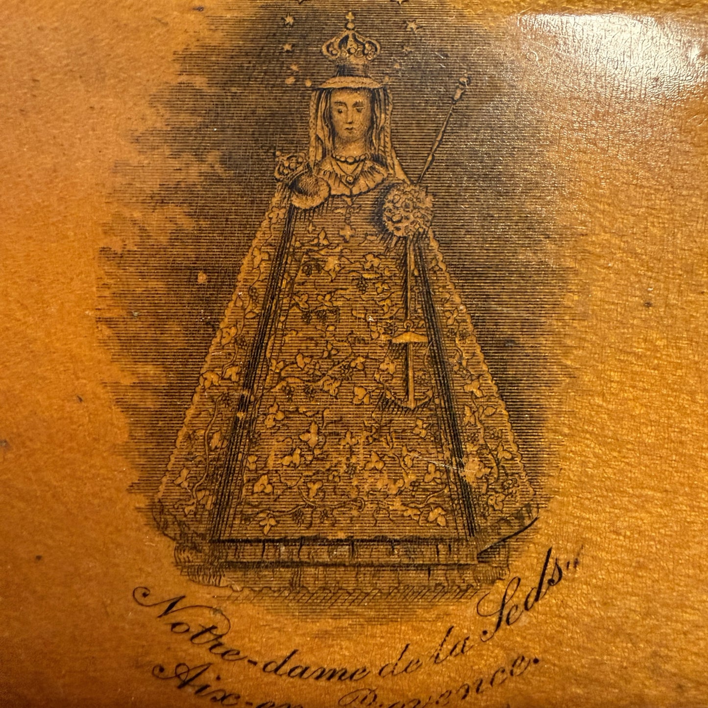 Scrigno devozionale Notre Dame de la Seds, Provenza, fine ‘800 - primo ‘900