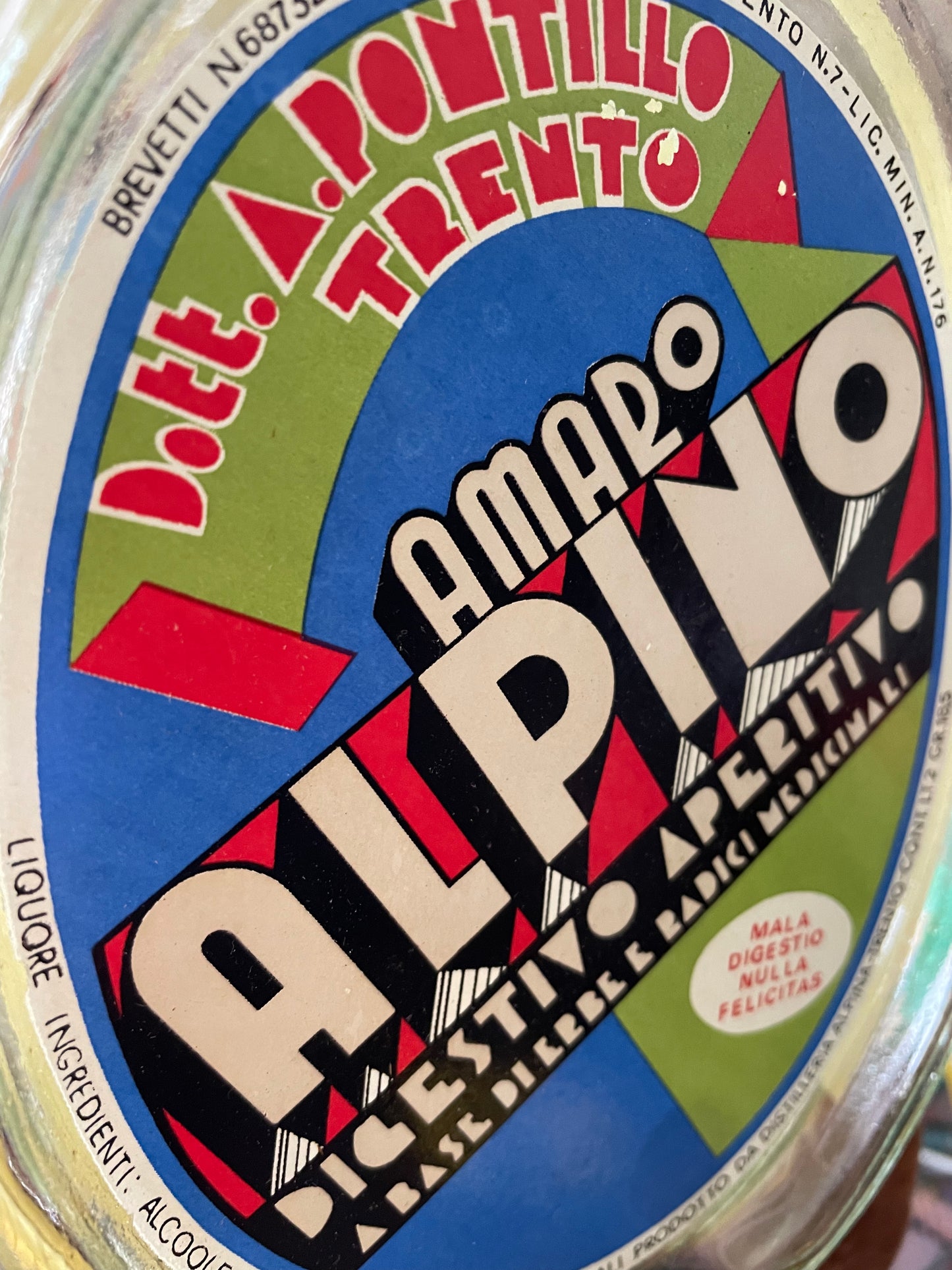 Amaro Alpino vintage barrel