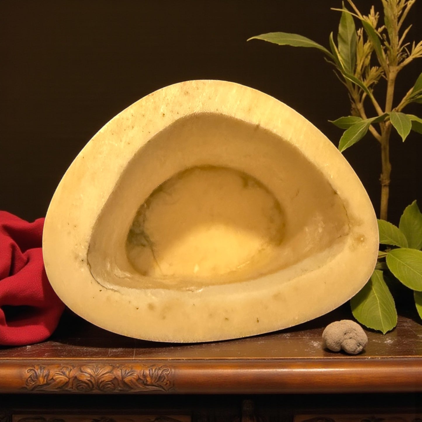 Scatola nuziale in osso cinese per pasta di cinabro