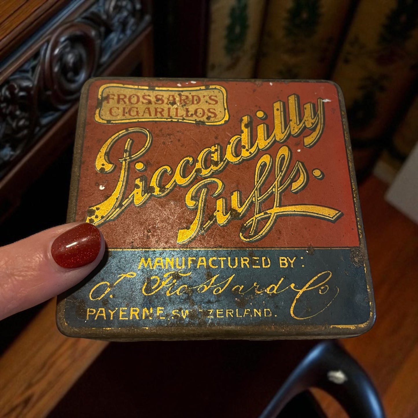 Scatola latta fine ‘800 - primi ‘900 cigarillos Piccadilly