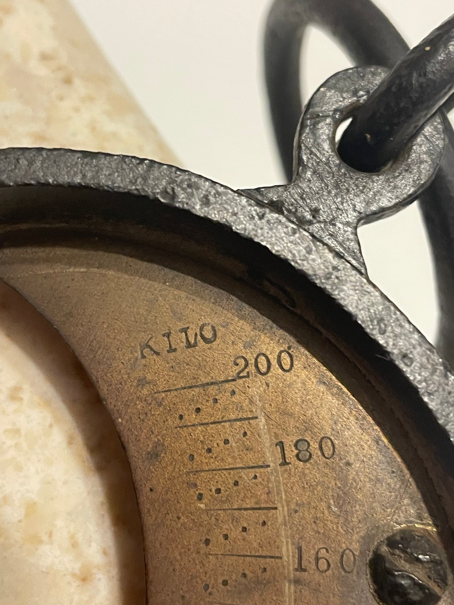 Antica Bilancia occhio di bue fine ottocento, primo novecento