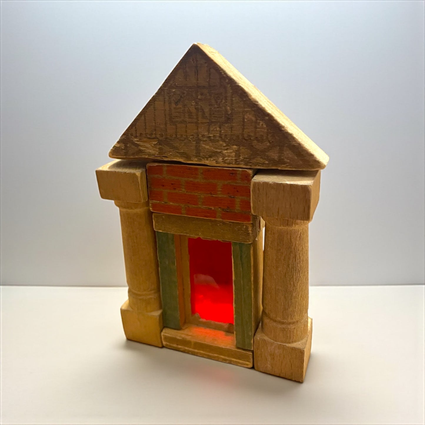 Set di costruzioni d’epoca Baukasten tedesco, anni ‘20 - ‘30
