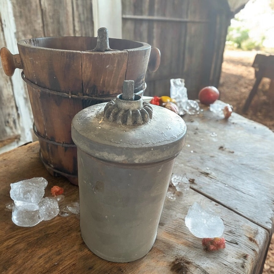 Antica gelatiera a manovella, Husqvarna 1900-1930