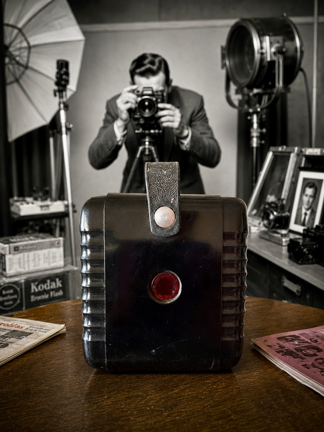Camera Kodak Brownie Flash anni ‘50 - ‘60