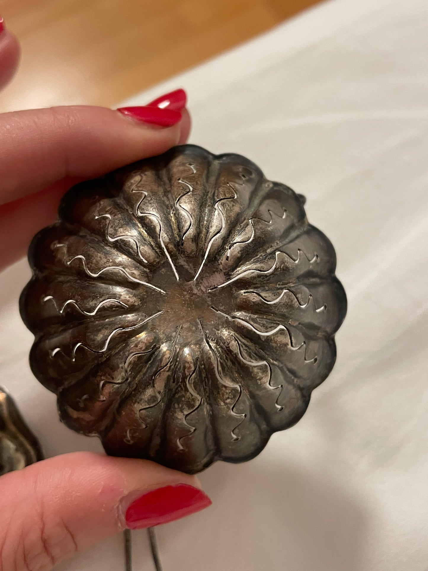 Coppia di antichi colini passe-the fine ‘800