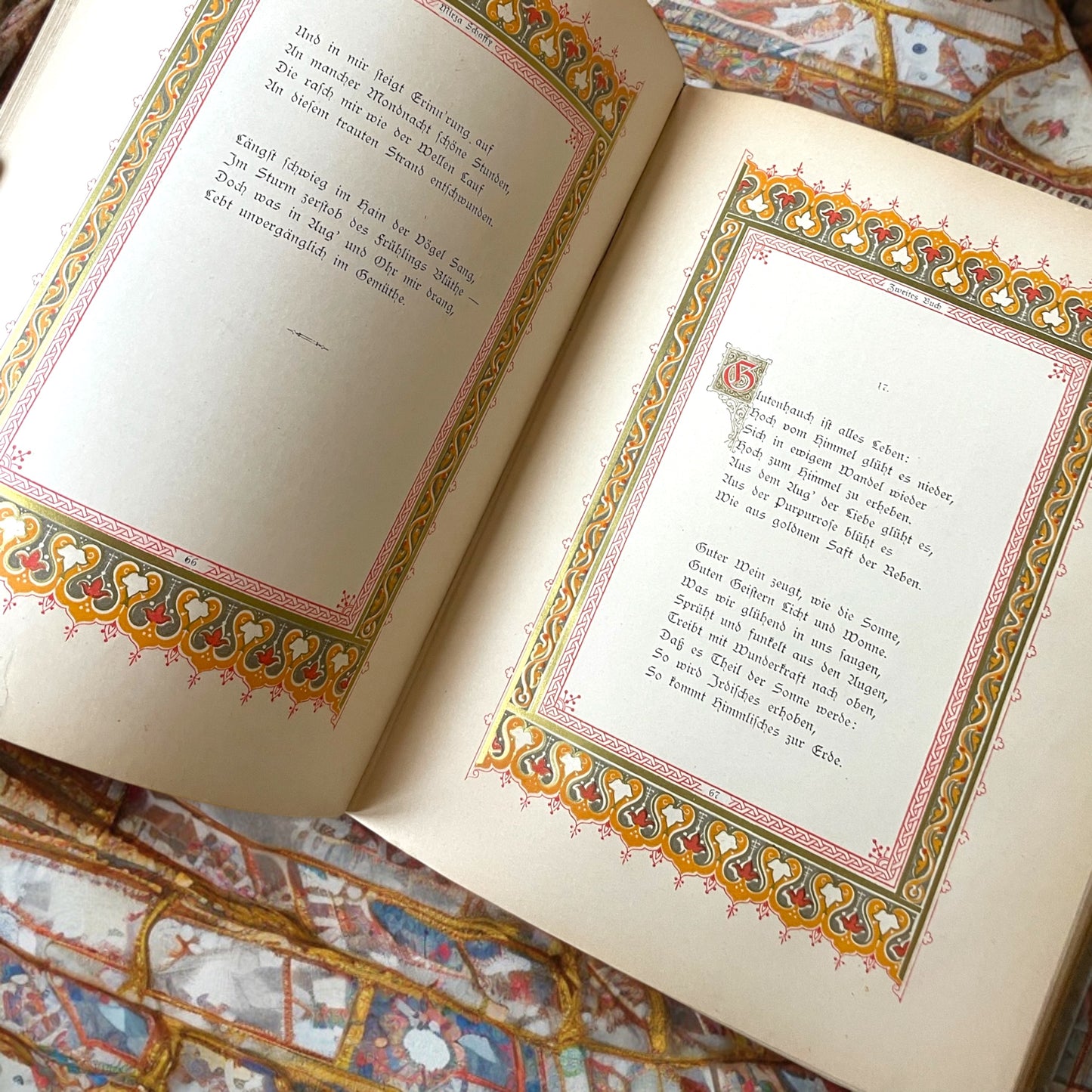 Pregiata edizione 1873 de Aus dem Nachlasse Mirza Schaffy’s – Neues Liederbuch