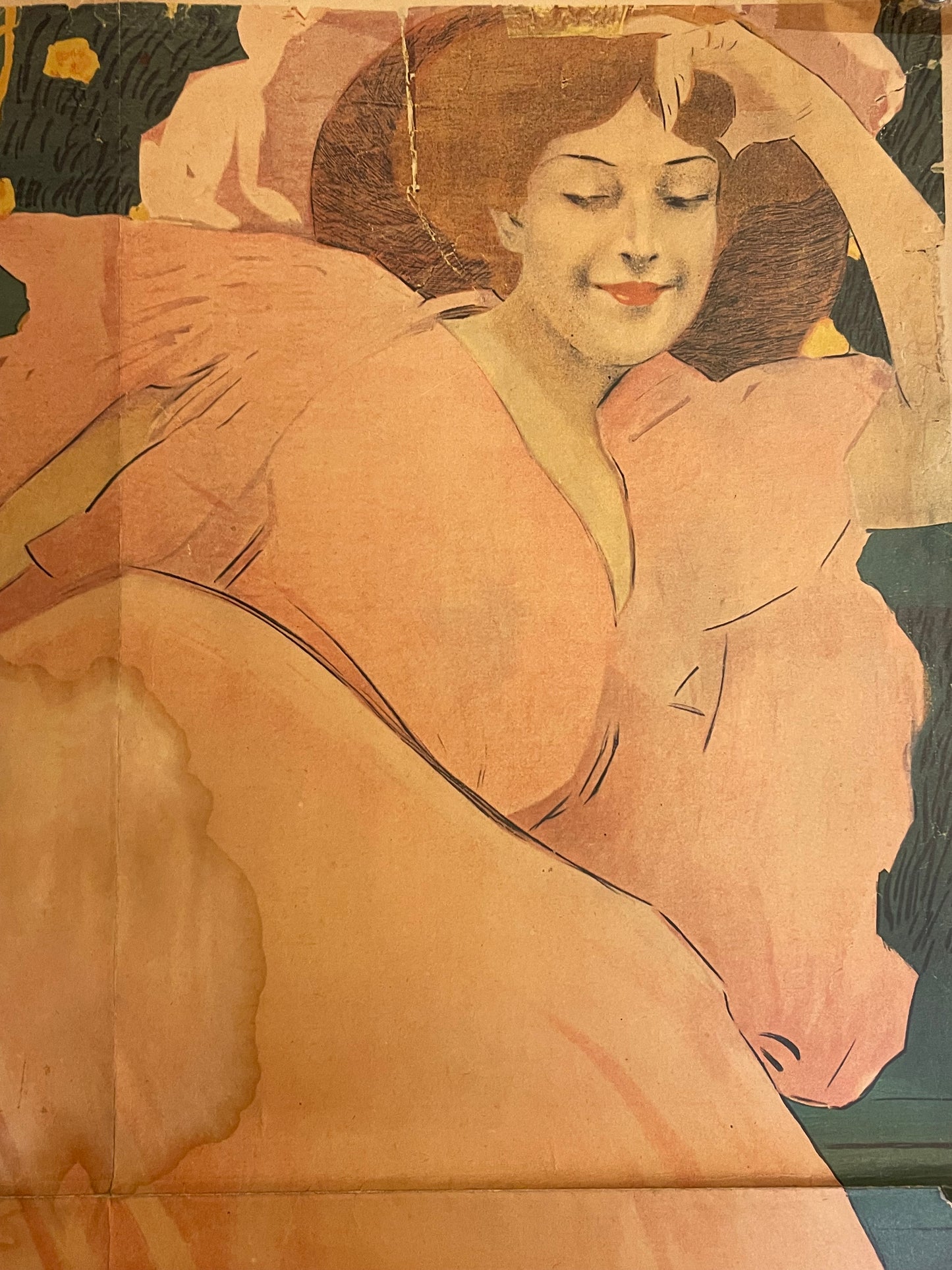 Manifesto poster Dudovich per Fonotipia, riedizione storica del 1970, 65 x 46 cm.