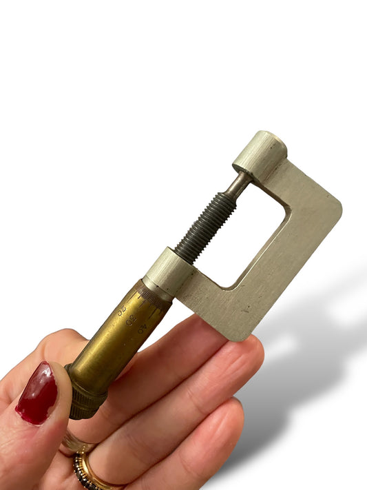 Antique micrometer caliper 