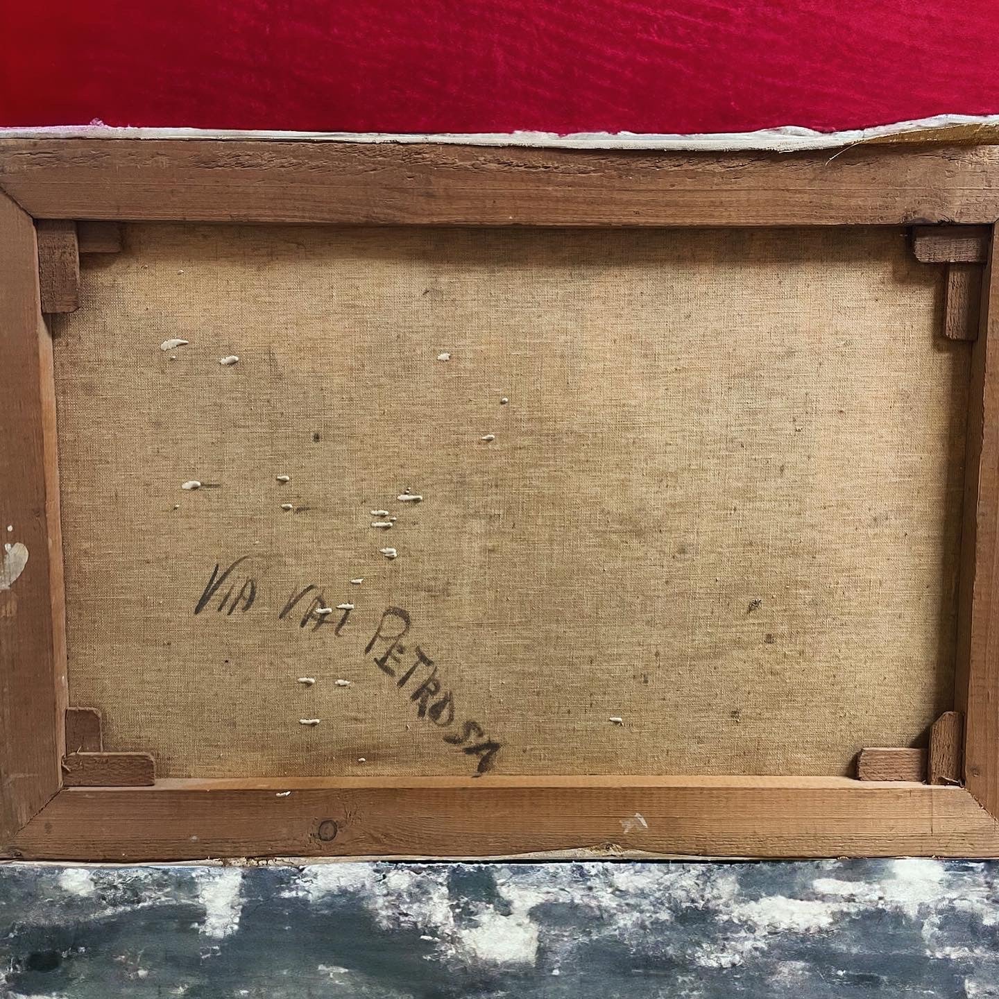 “Via vai Petrosa” olio su tela Bartoli 1959