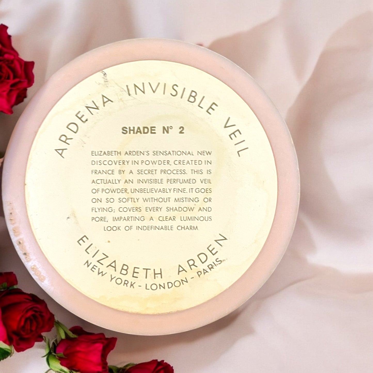 Scatola porta cipria anni ‘50 Elizabeth Arden