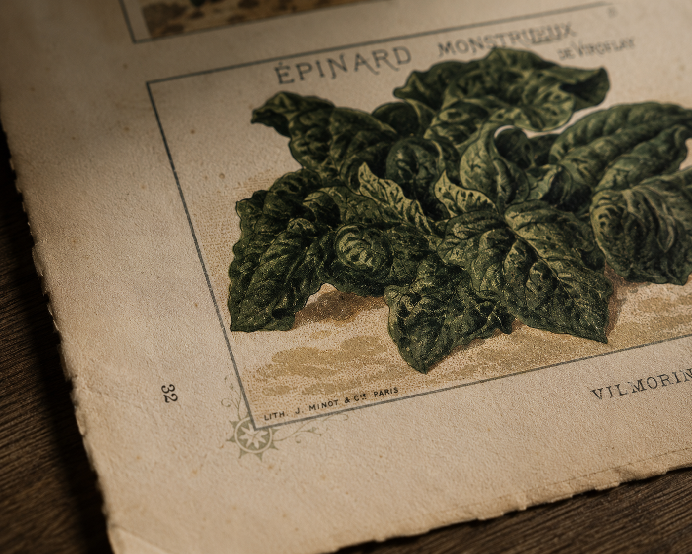 N. 3 antiche stampe cromolito Vilmorin - Andrieux botanica 1883