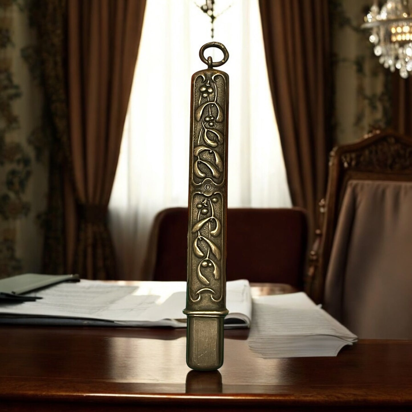 Matita pendente da châtelaine in custodia d’argento, fine ‘800