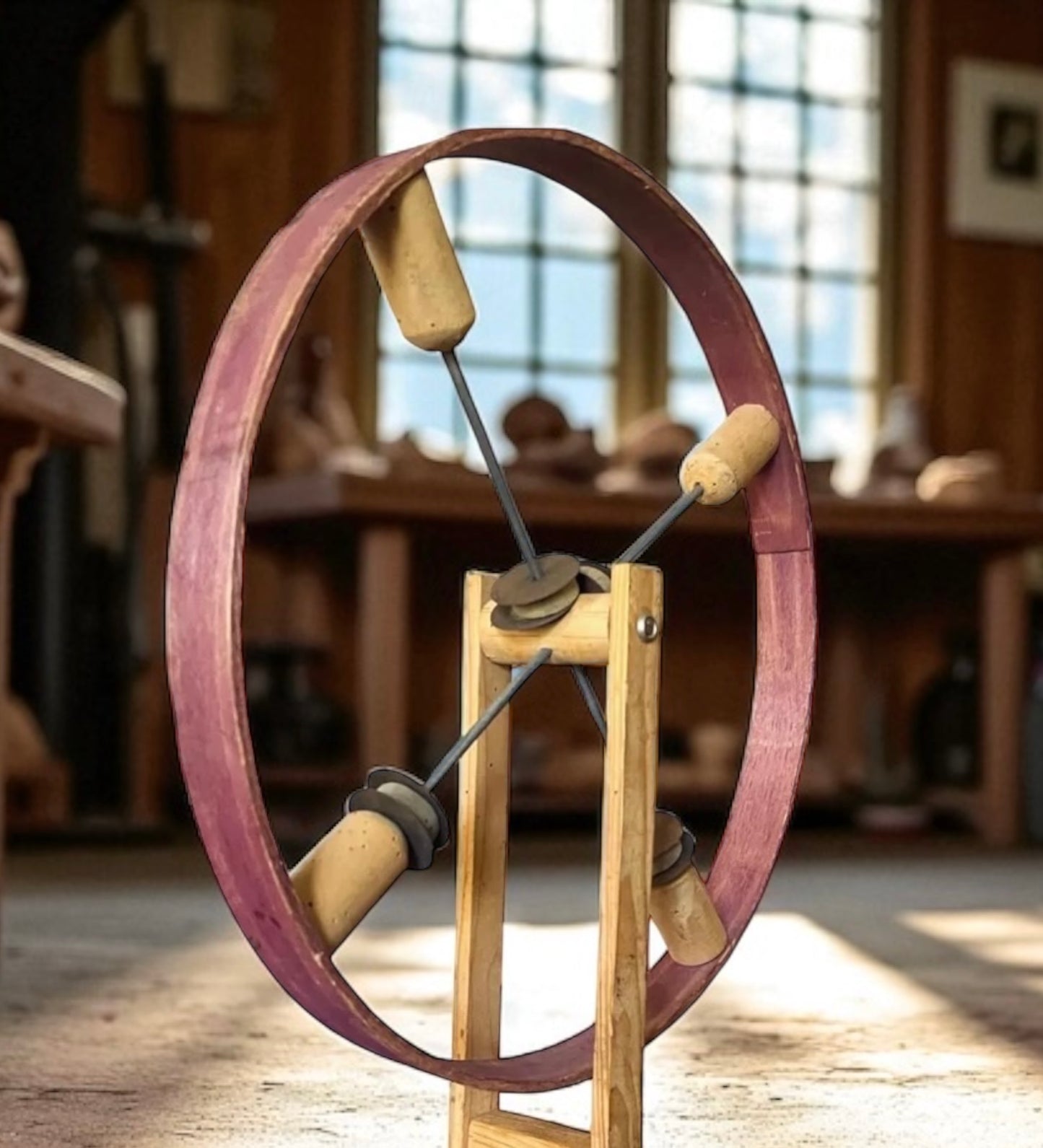 Antica ruota con sonagli, gioco raro prima metà ‘900
