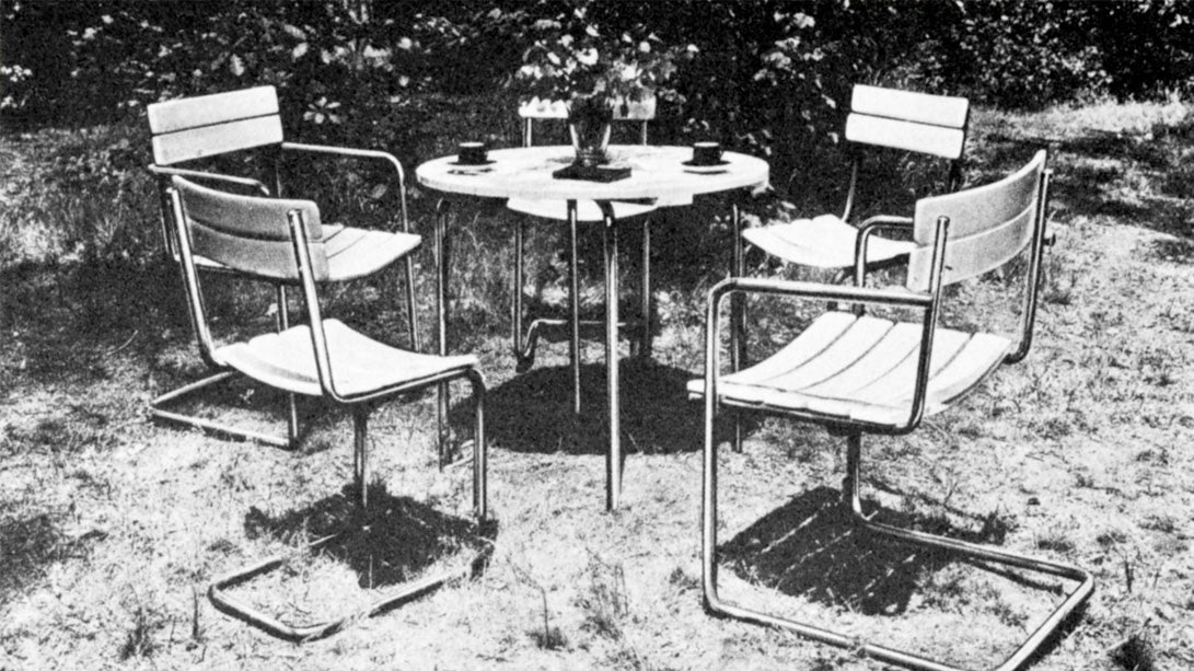 Catalogo pieghevole rarissimo Thonet collezione Jardin anni ‘50