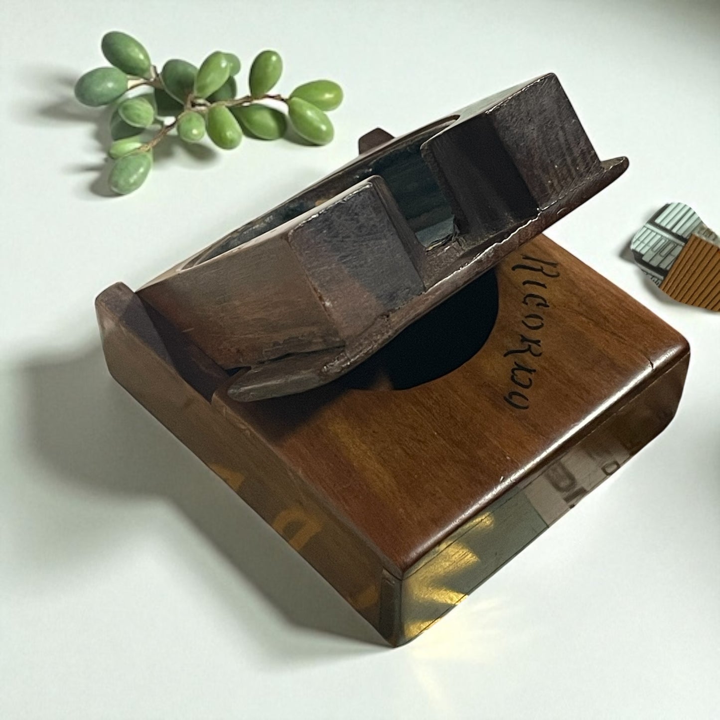 Porta orologio da tasca con meccanismo a scorrimento, italiano primo ‘900