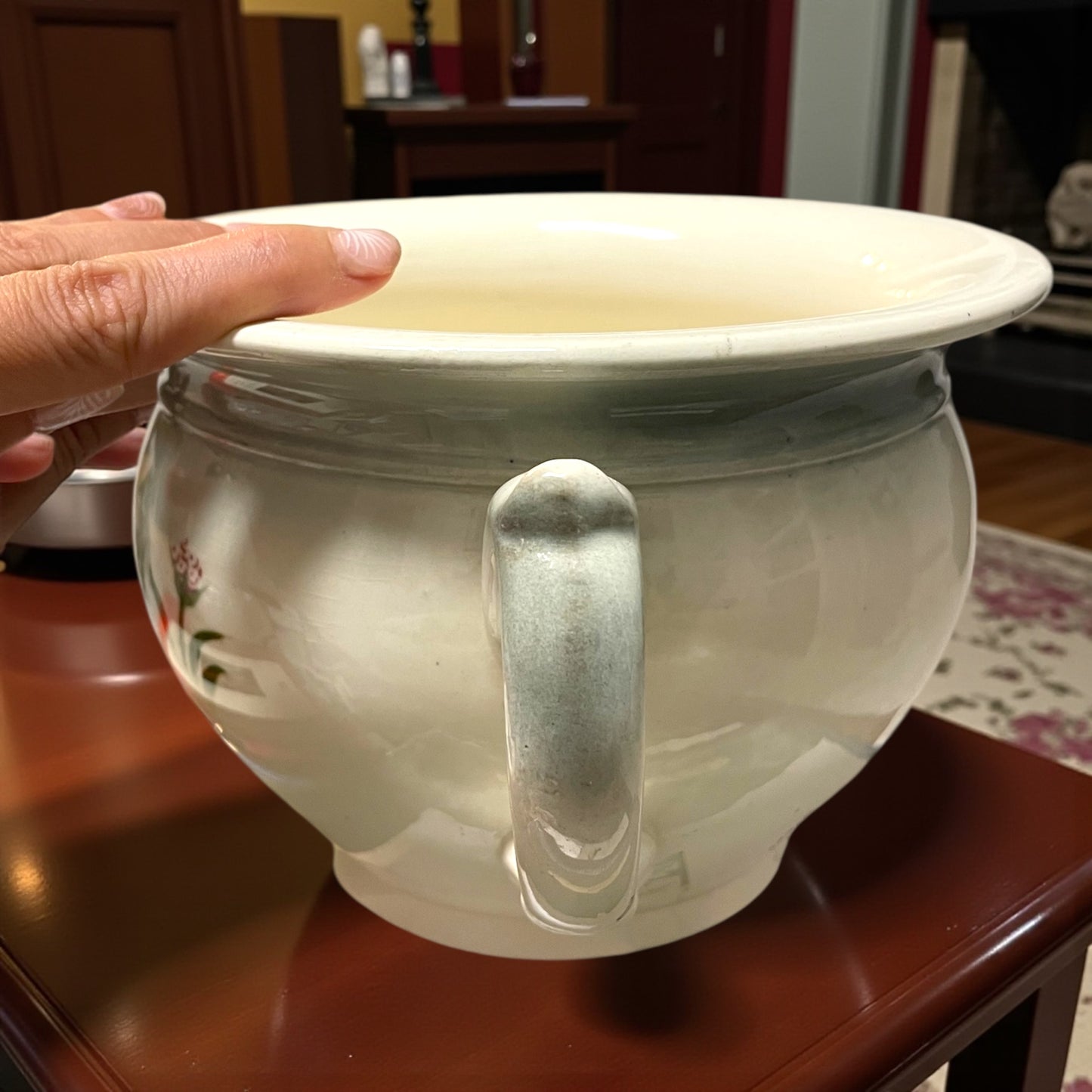 Pot de chambre Villeroy Boch 1925 - 1935 con narcisi