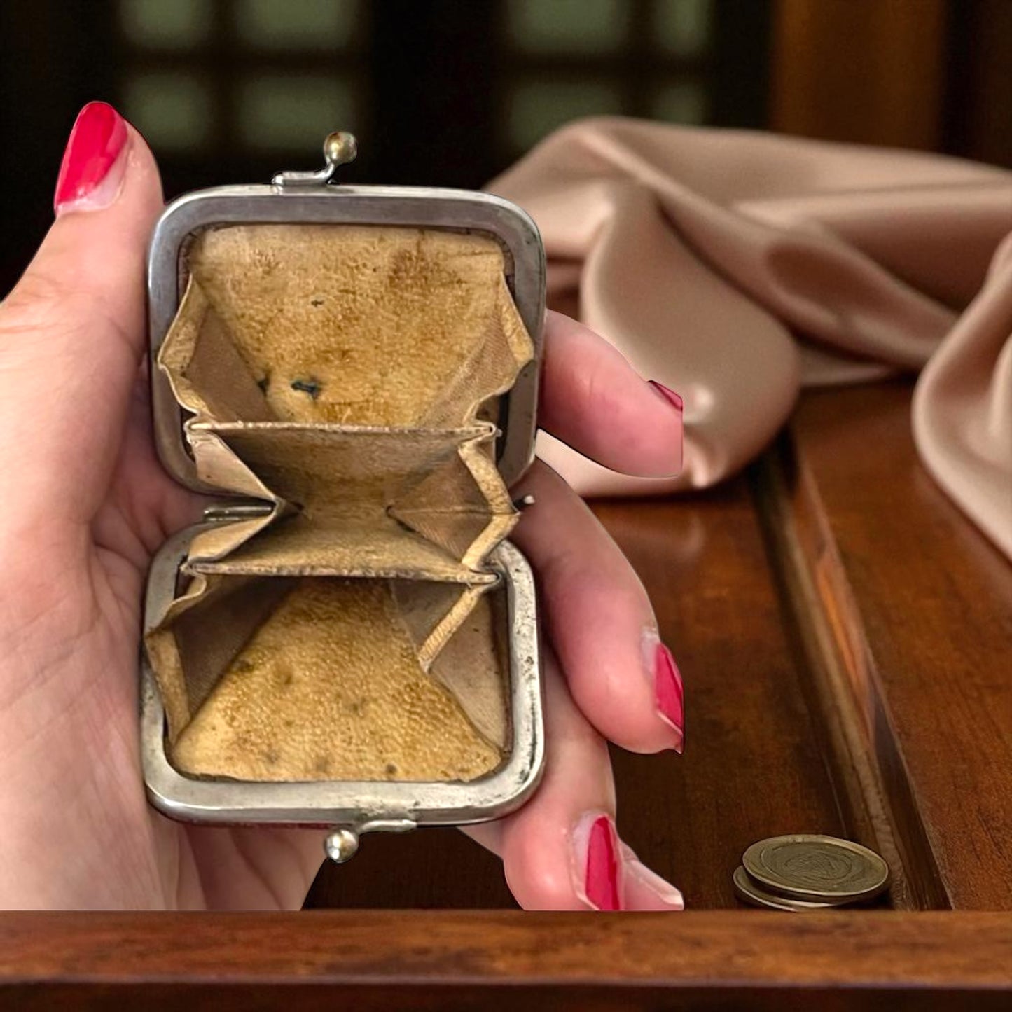 Spettacolare portamonete d’epoca anni ‘30 con cagnolino