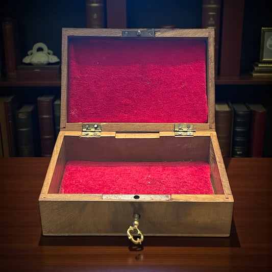 Cofanetto scatola portagioie di Sorrento con rondini, serratura e chiave