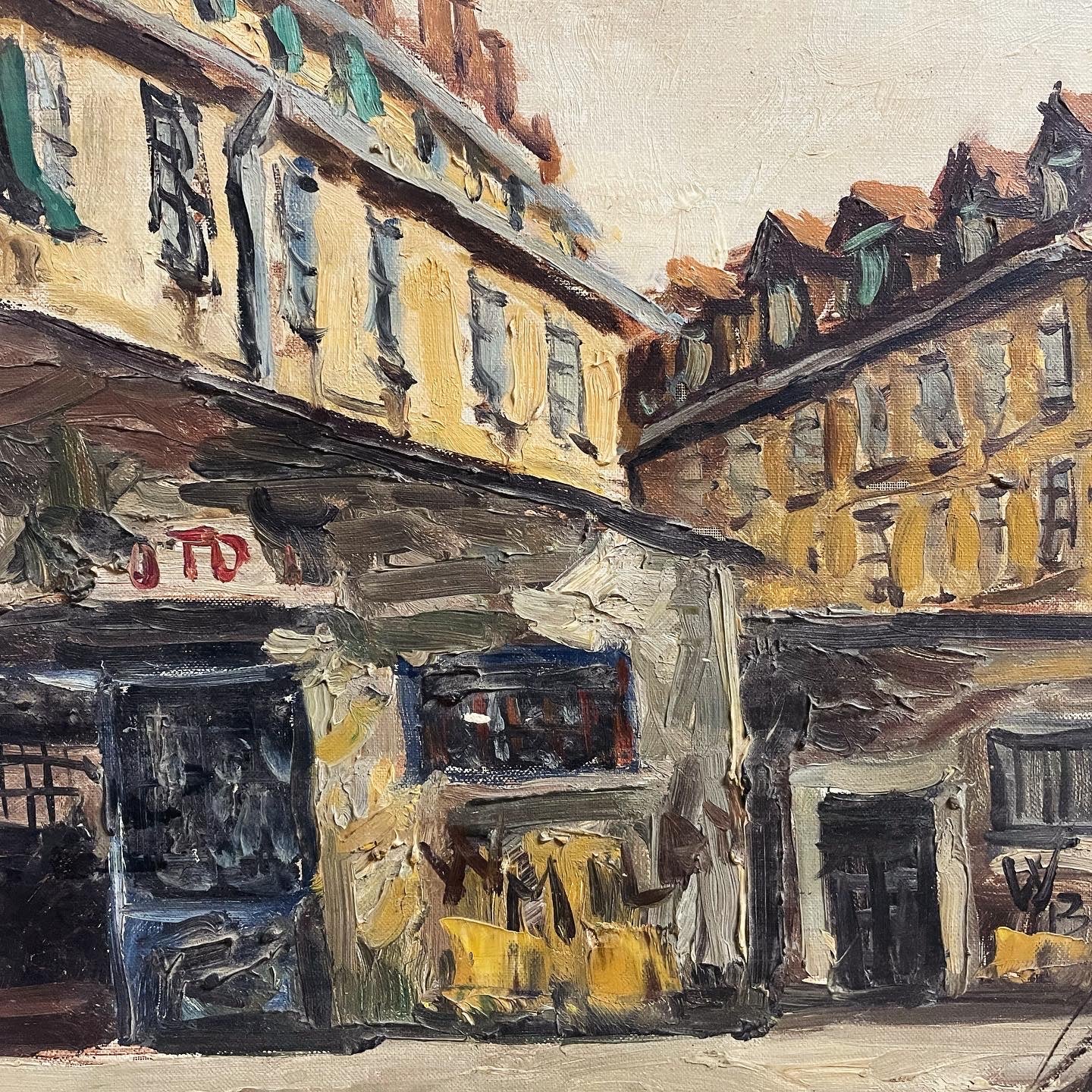 “Via vai Petrosa” olio su tela Bartoli 1959