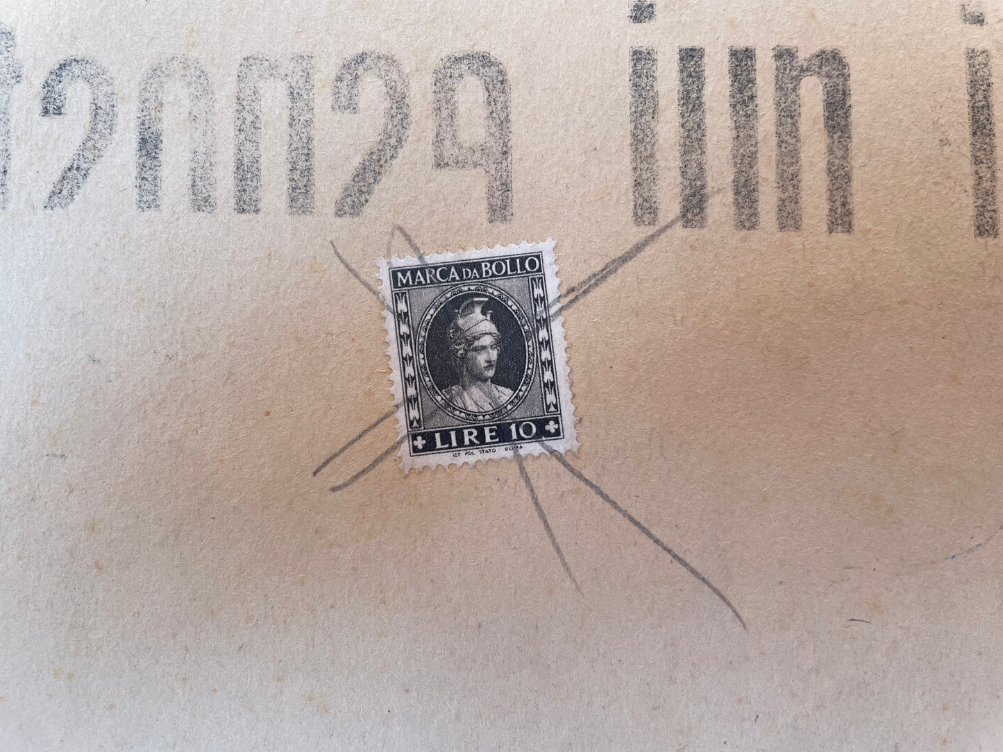 Cartonato Insegna 1965 con marca da bollo per estrazione giocattoli