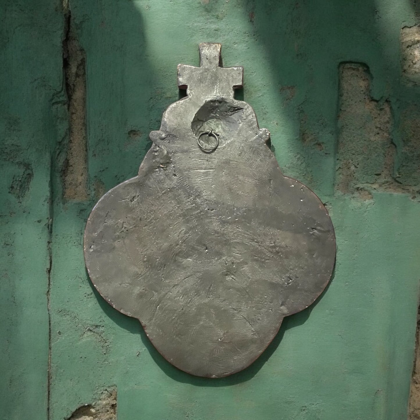 Stazione della via crucis in gesso prima metà novecento