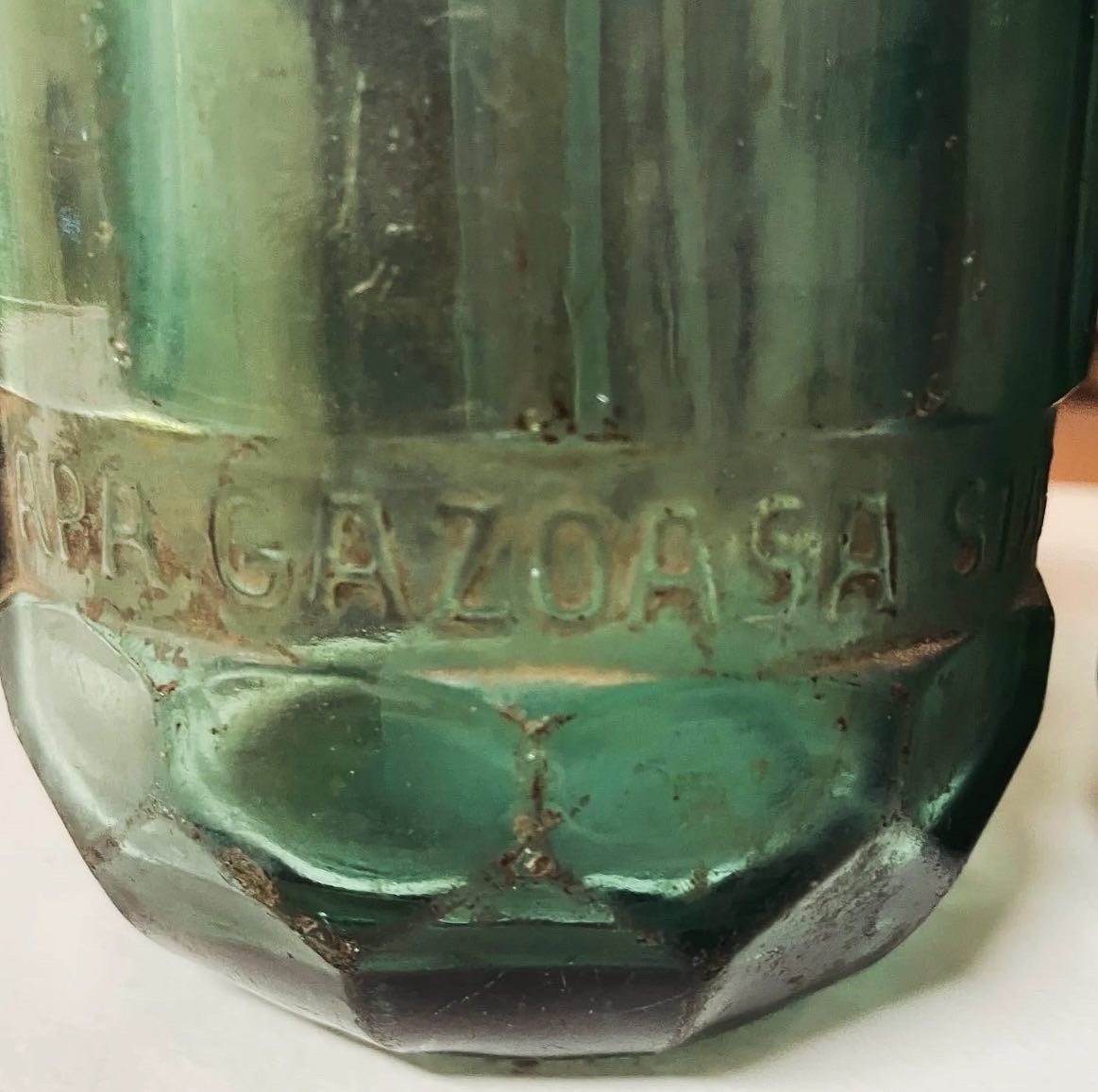 Coppia Antichi Seltz verdi 