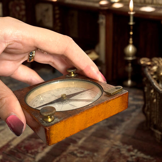 Bussola antica funzionante, fine ‘800 - primo ‘900