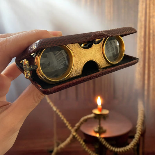 Binocolo da teatro déco anni ‘50, funzionante, da borsetta