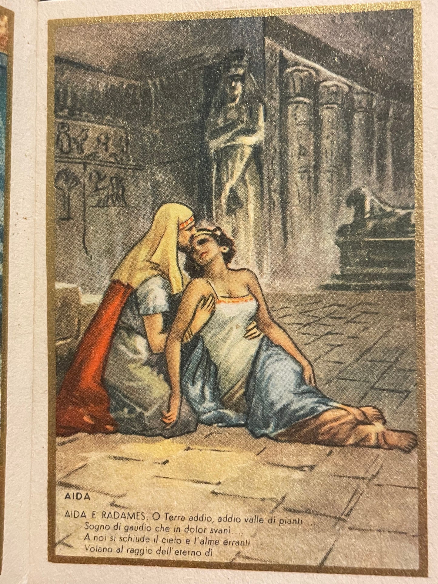 Calendarietto da barbiere 1951, cinquantenario Giuseppe Verdi