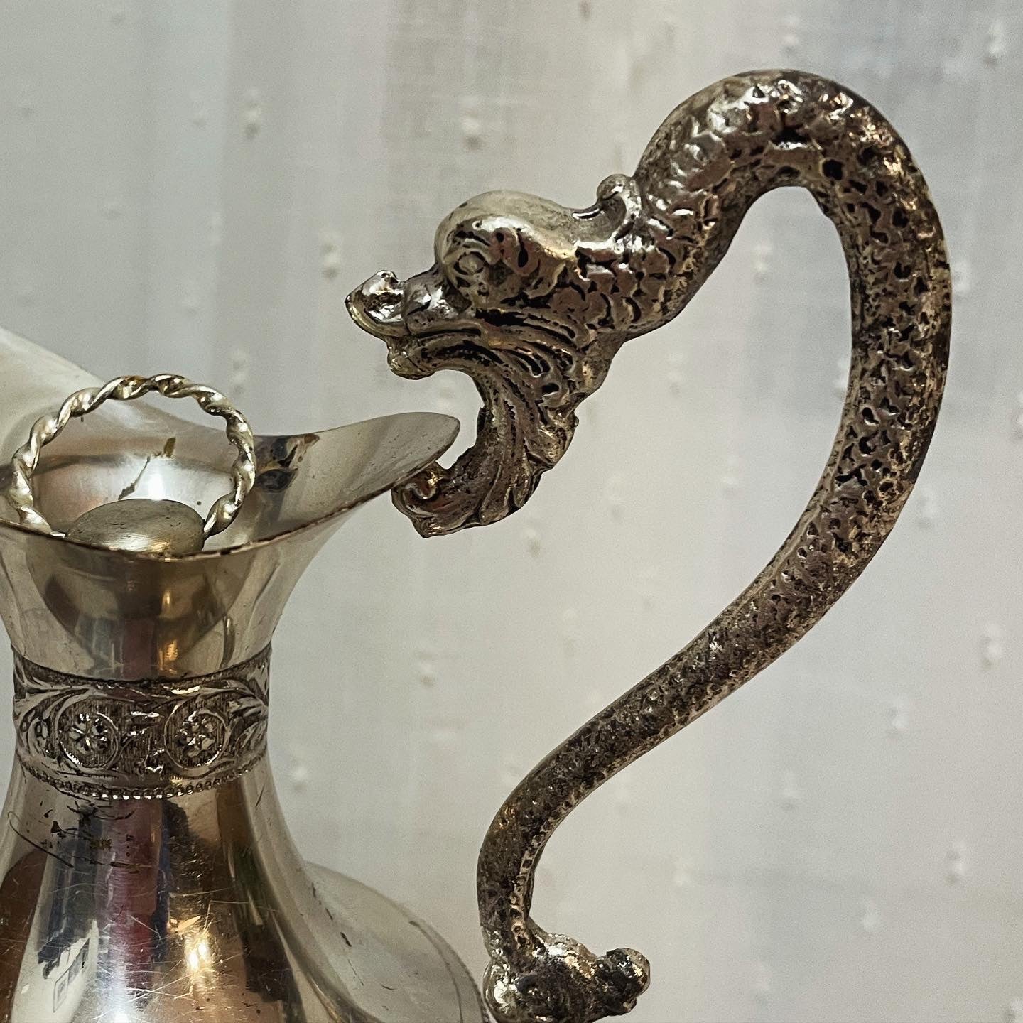 Caraffa argentata Distillerie Buton