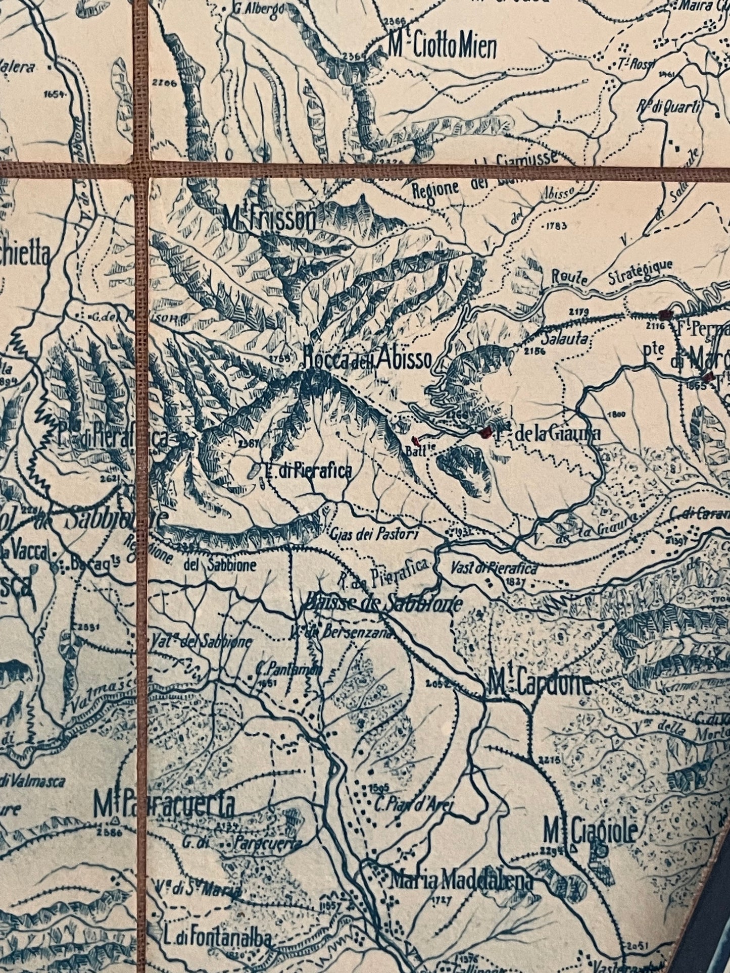 Lotto mappe francesi militari Stato Maggiore fine ‘800 frontiera Italia - Francia