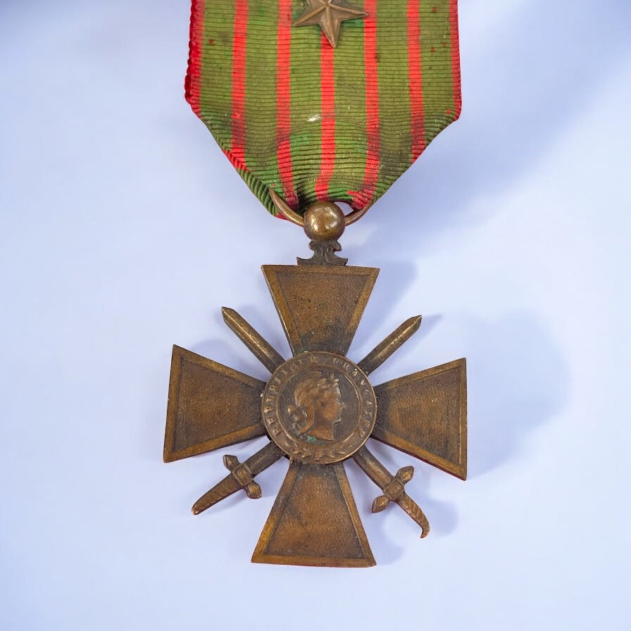 Lotto n. 3 medaglie al valore I WW francesi croci di guerra