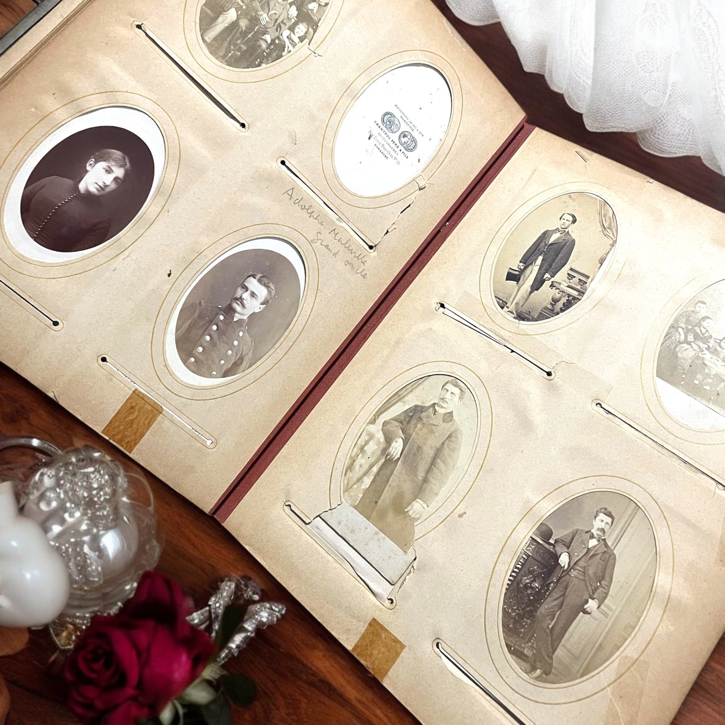Grande album ca 1860 con 82 antiche fotografie